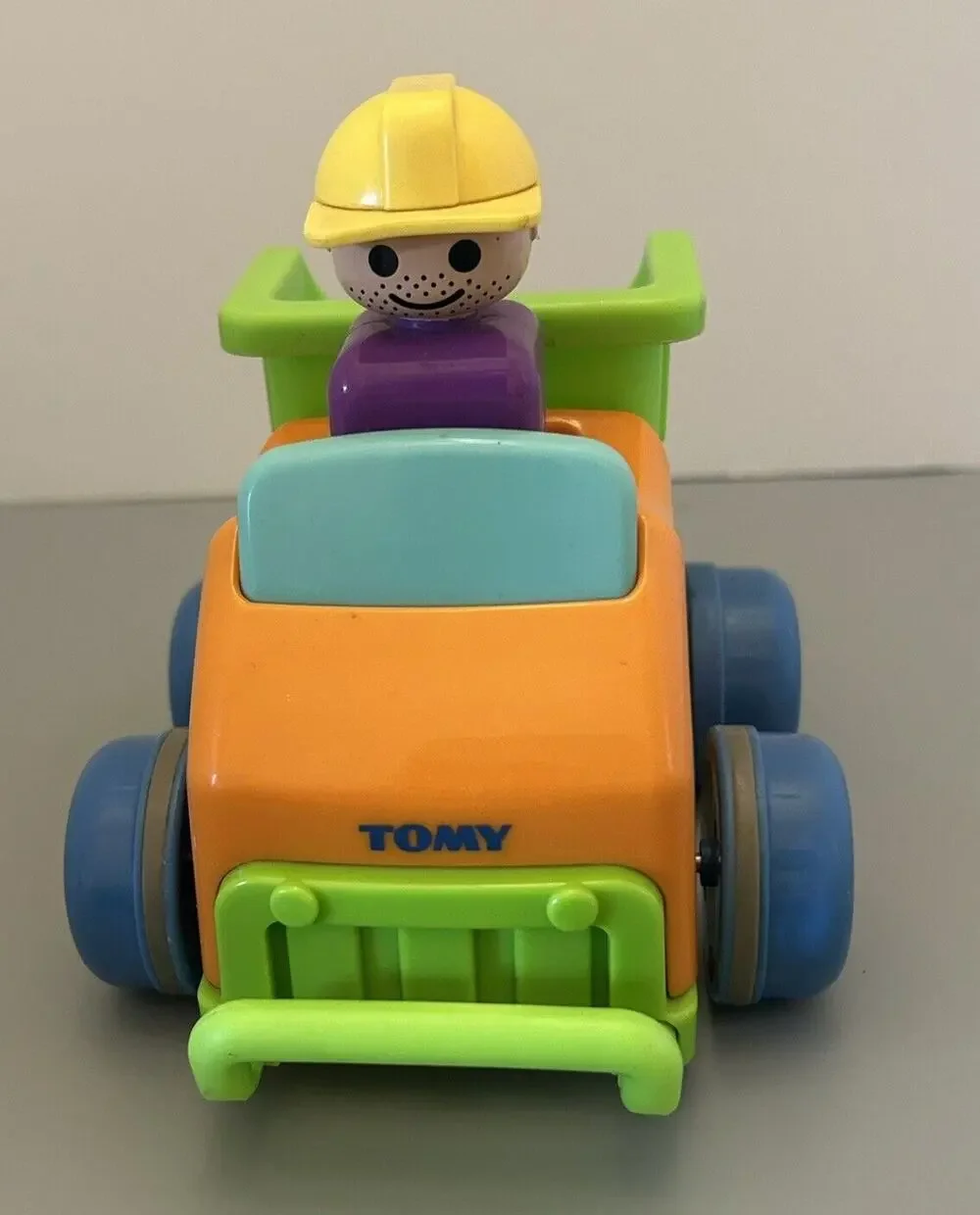 Tomy Push 'N Go Dump Truck With Figure 2010 Pre School Toy Car Replacement